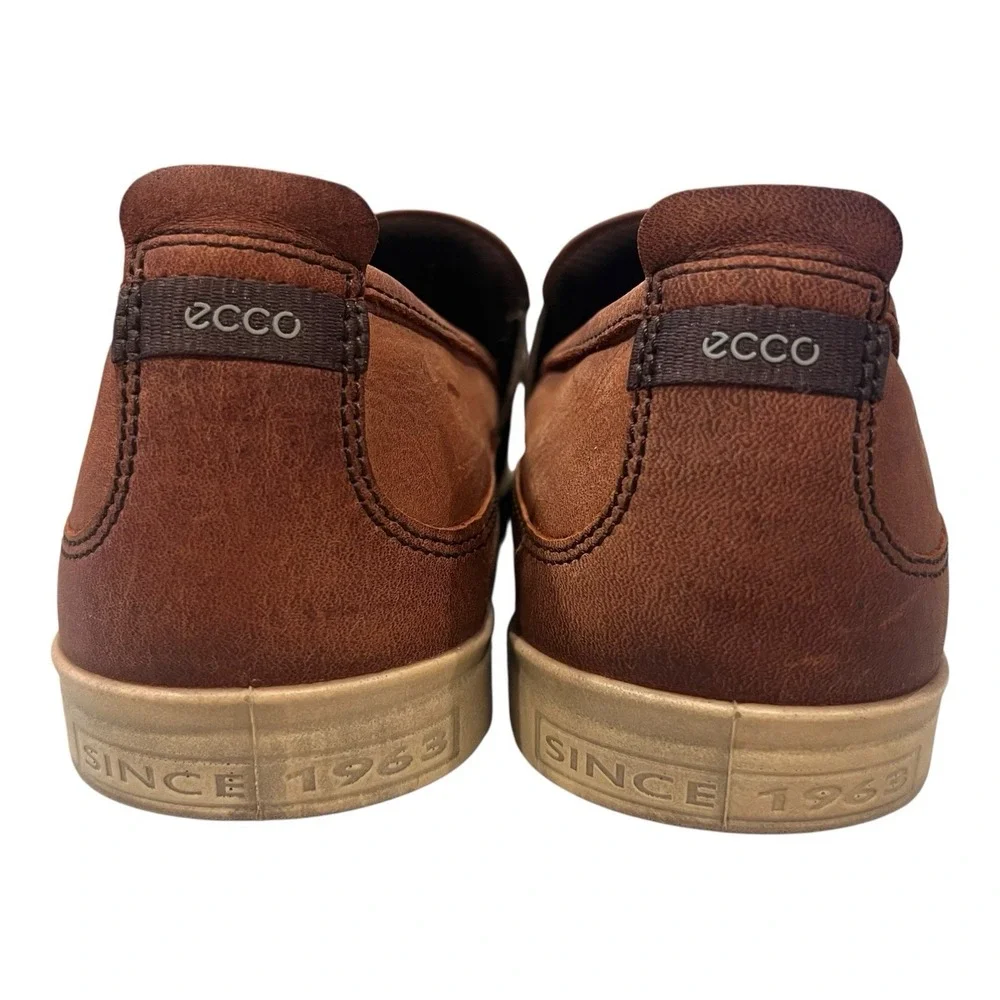 ECCO Collins 2.0 Perf Men's US Size 10 (EU 44) Brown Leather Loafer Shoes